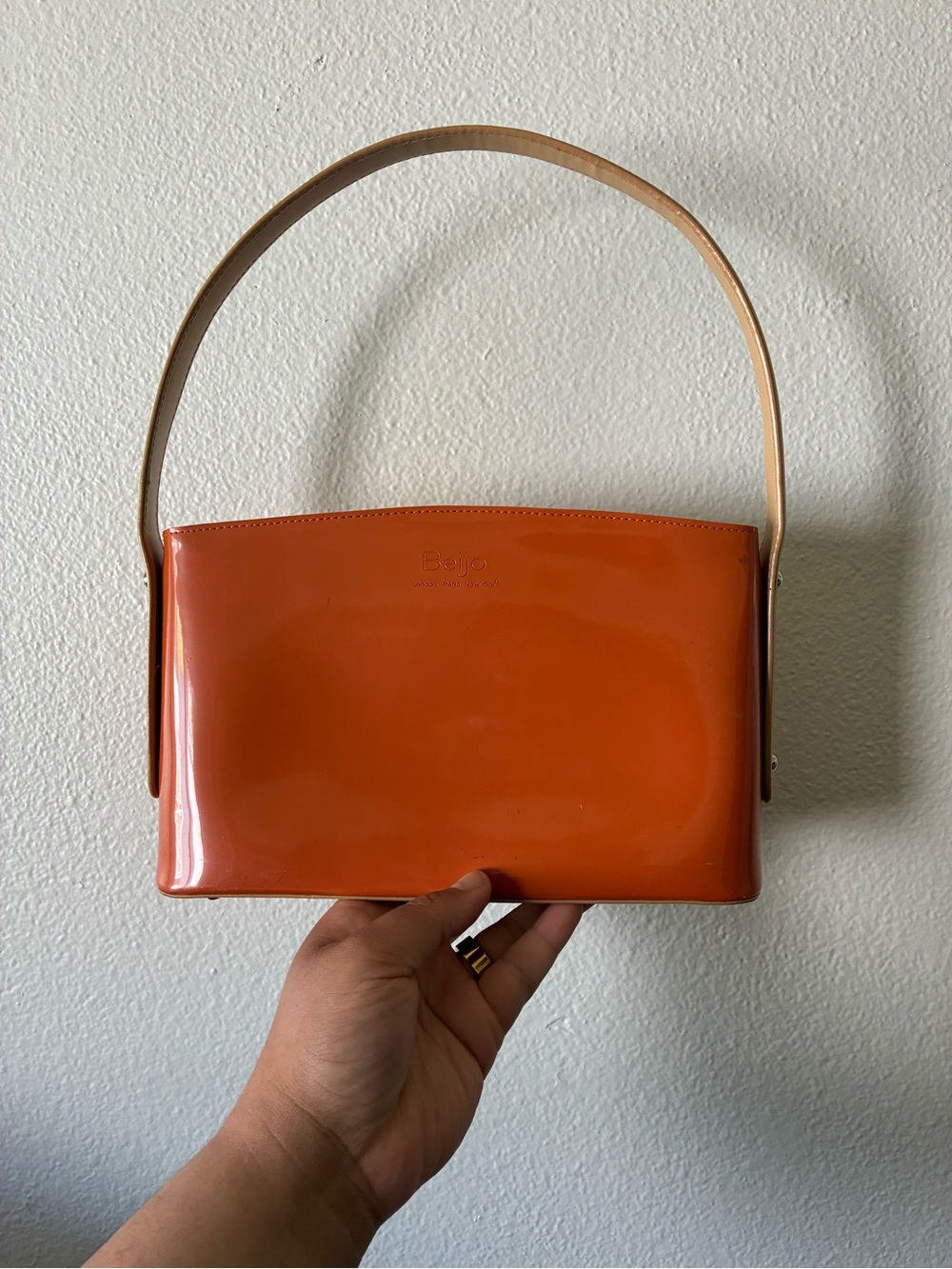 Beijo Orange handbag